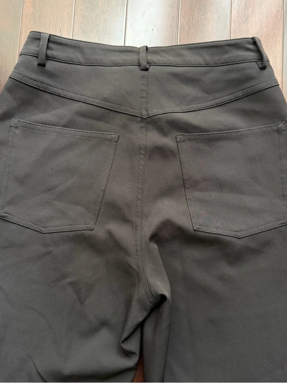 Princess Polly Women’s Black Slacks Size 4 Pants Wide Leg High Rise Work office - Picture 5 of 6